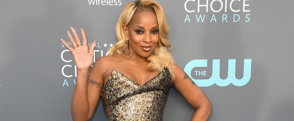 Mary J. Blige at the 2018 Critics' Choice Awards