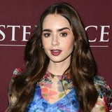 Lily Collins Said “Au Revoir” to Her Signature Middle Part and 