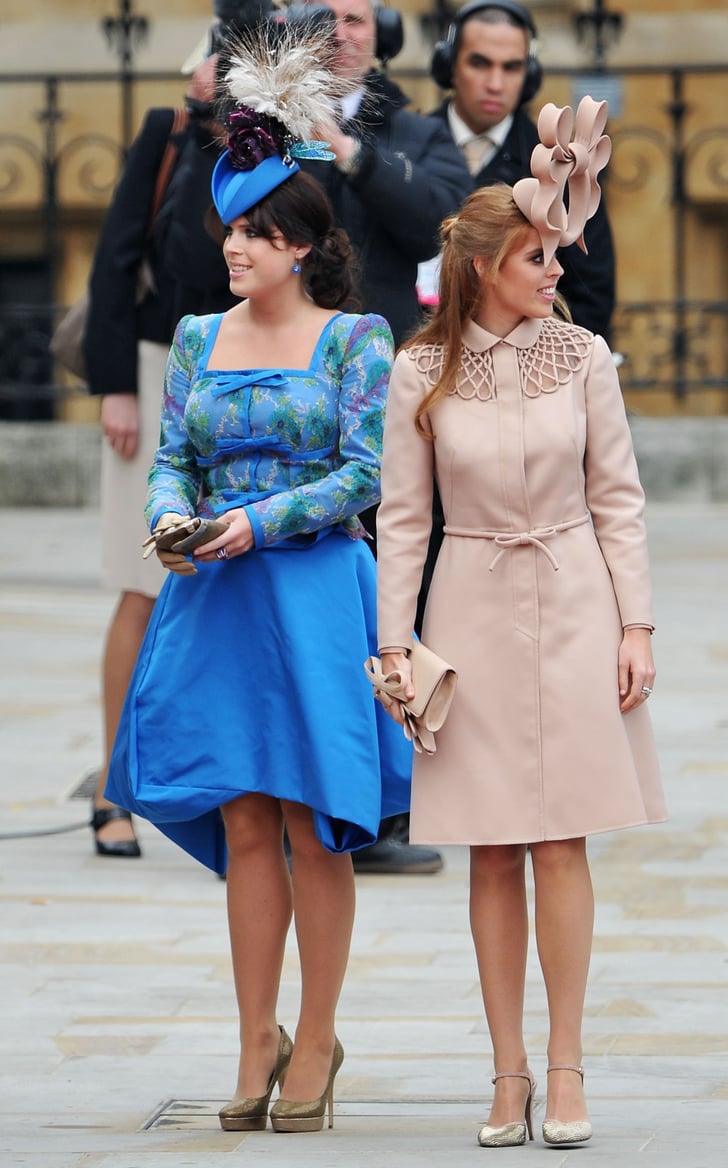 Pictures of Princess Beatrice and Princess Eugenie at Royal Wedding ...