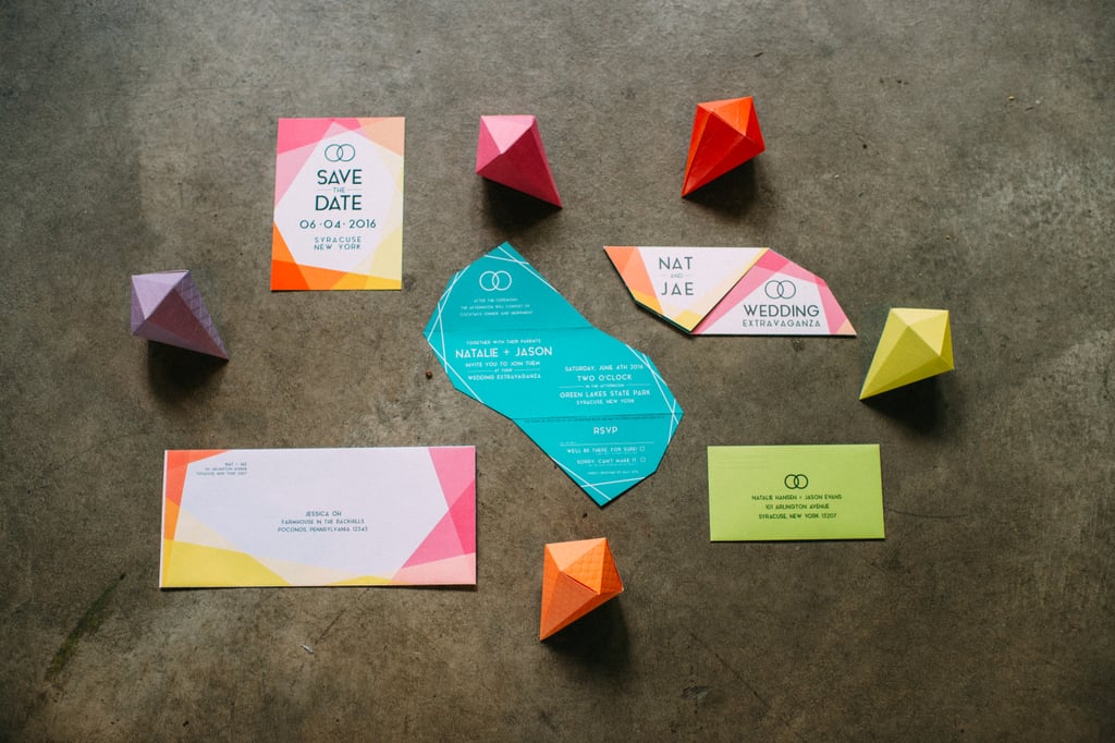 Colorful Geometric Wedding