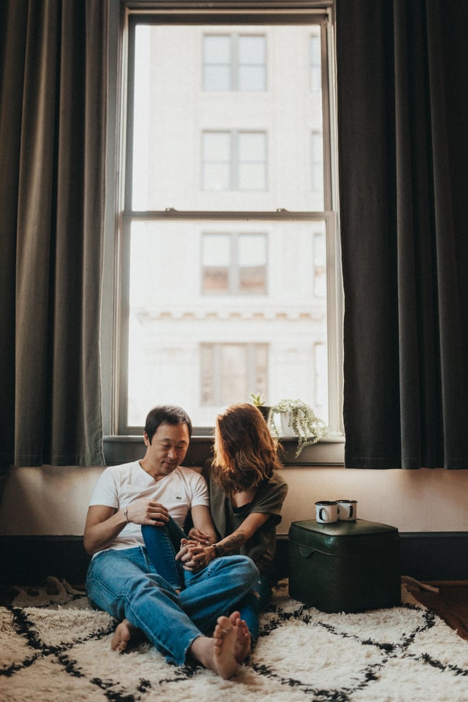 Romantic Loft Engagement Shoot