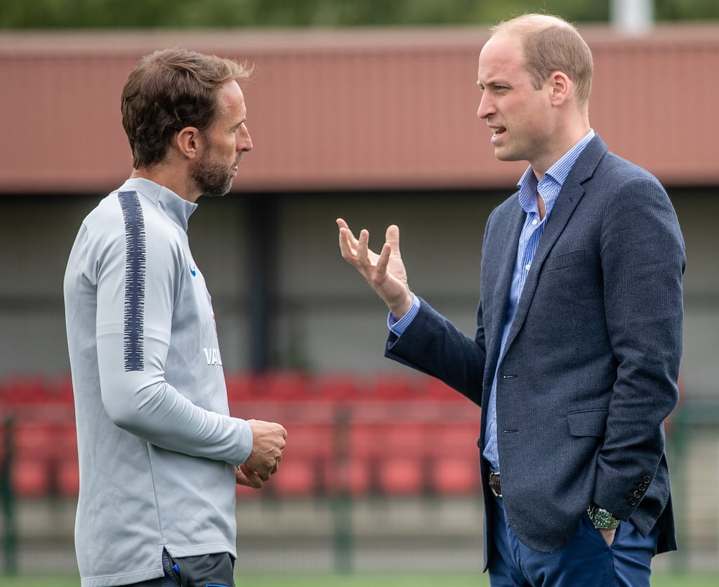 Prince William With England's Soccer Team June 2018