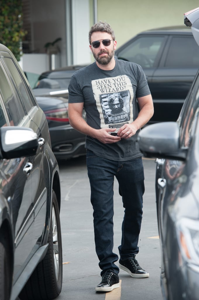 Ben Affleck Smiling After Disney World Vacation