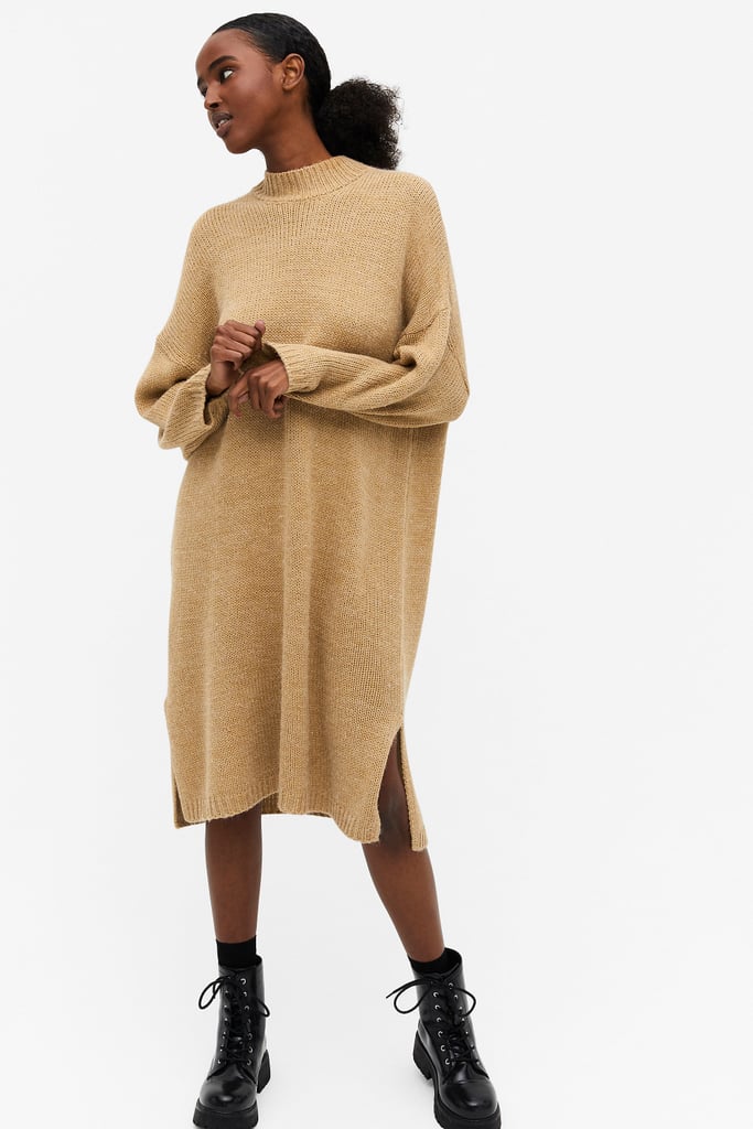 Monki Oversized Long Knit Dress