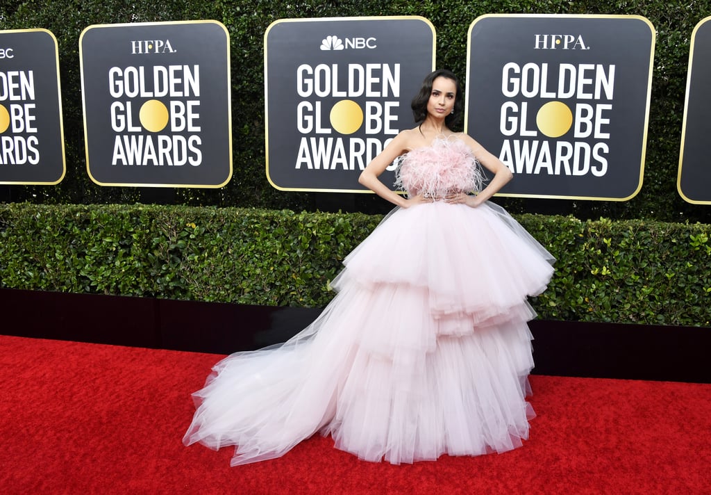 Sofia Carson Giambattista Valli Gown at Golden Globes 2020