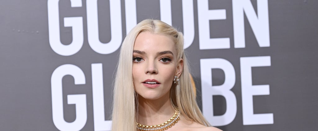 Anya Taylor-Joy’s Chrome Nails at the 2023 Golden Globes