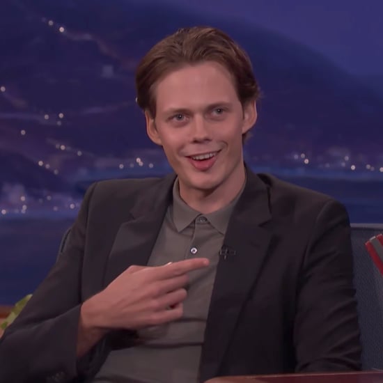 Bill Skarsgard Does the Pennywise Smile From It on Conan