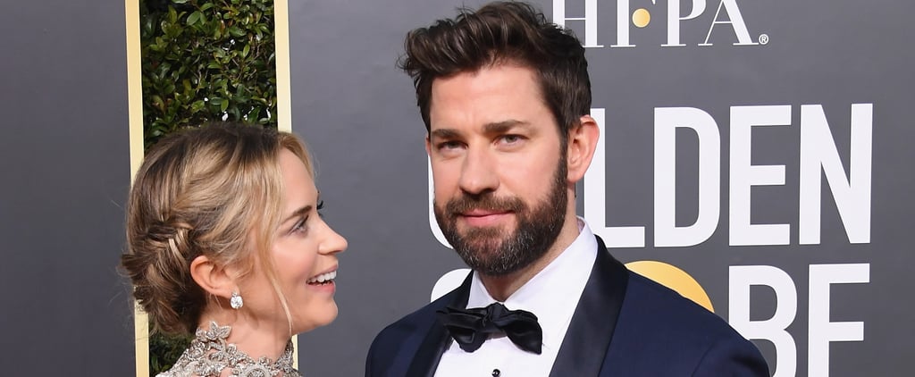 Emily Blunt and John Krasinski 2019 Golden Globes Pictures