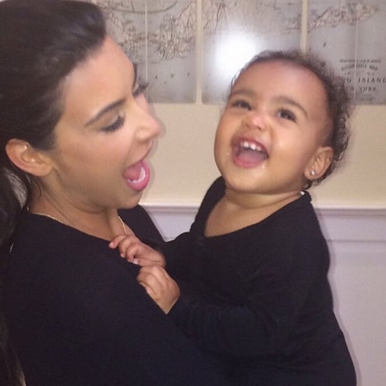 Kim Kardashian and North West Laughing | Photos
