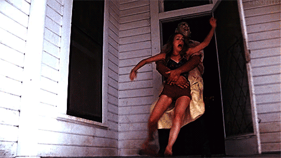 The Texas Chain Saw Massacre (1974) | Don't Look at These Horror Movie GIFs With the Lights Off | POPSUGAR Entertainment Photo 22