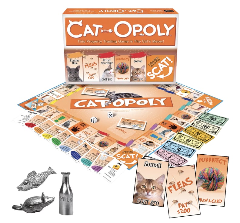 一个有趣的礼物送给猫人:Cat-Opoly棋盘游戏