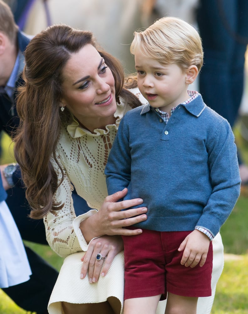 Prince George at Children's Party For Military Families During the Royal Tour of Canada in September 2016