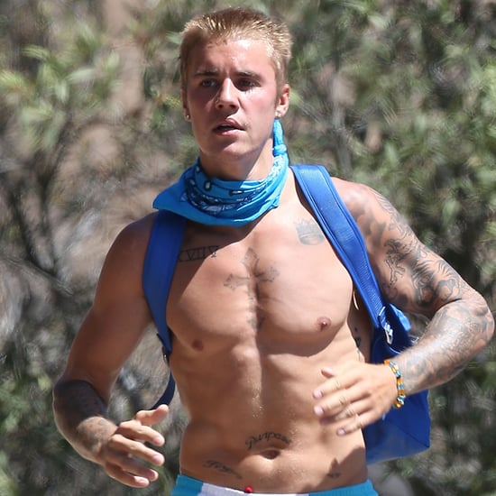 Justin Bieber Jogging Shirtless in LA August 2016 | Pictures