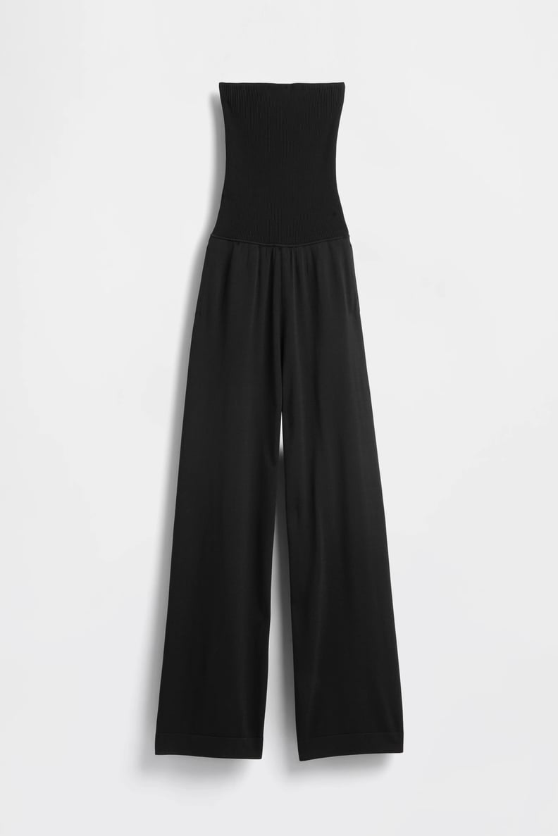 Gap x Béis Bandeau Jumpsuit in Black