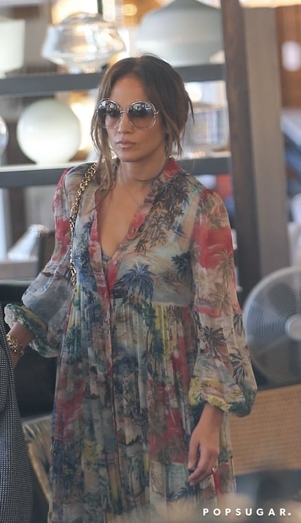 Jennifer Lopez Out Furniture Shopping in Culver City, CA