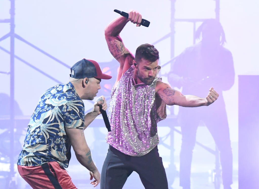 Ricky Martin, Residente, and Bad Bunny at Latin Grammys 2019