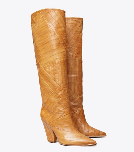 tory burch lila multicolor knee boot
