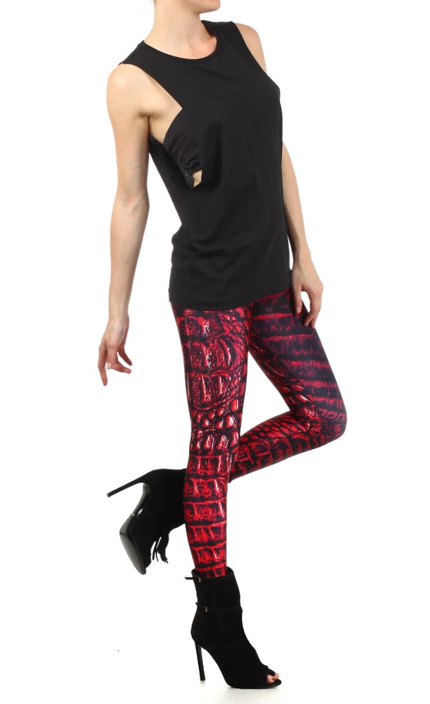 Red Dragon Skin Leggings ($80)
