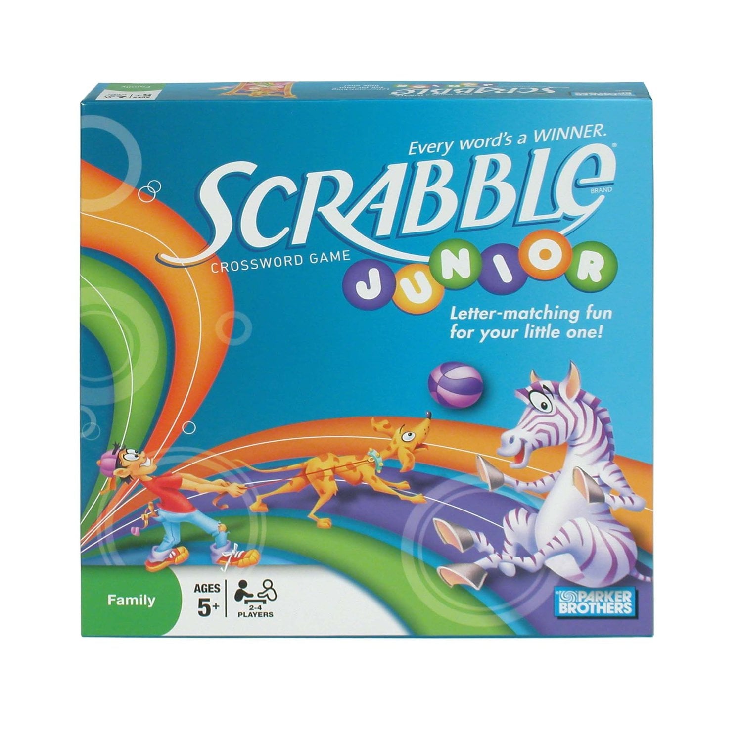 Scrabble Junior Crossword Board Game for Kids and Family Ages 5 and Up, 2-4  Players