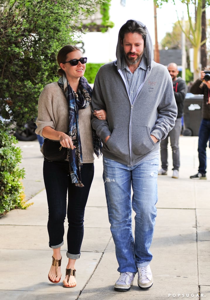 On Wednesday, Amy Adams took a stroll with Darren Le Gallo in LA.