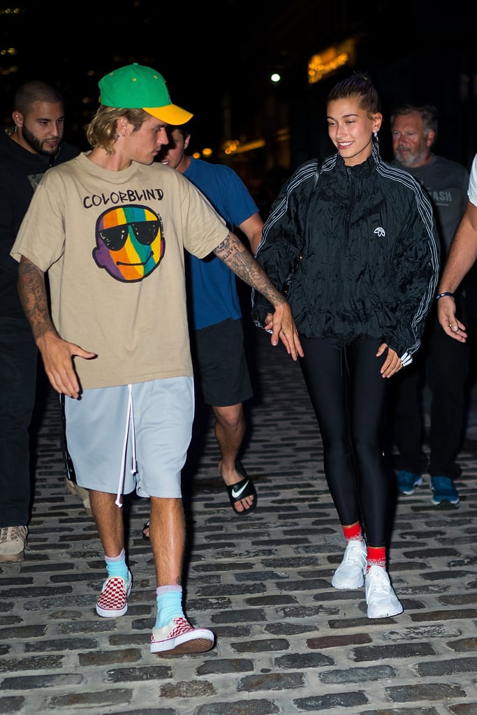 Justin Bieber Hailey Baldwin Matching Shoes and Socks 2018