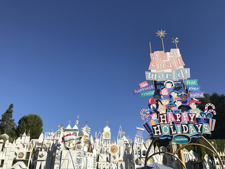 It's a Small World is Completely Revamped Inside, and Full of Holiday Cheer Throughout the Whole Ride.