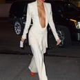 What Shocks You More: Kendall Jenner's Plunging Suit or Glow-in-the-Dark Mules?