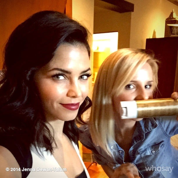Jenna Dewan took a selfie before going to an animal rescue event. 
Source: Instagram user jennaldewan