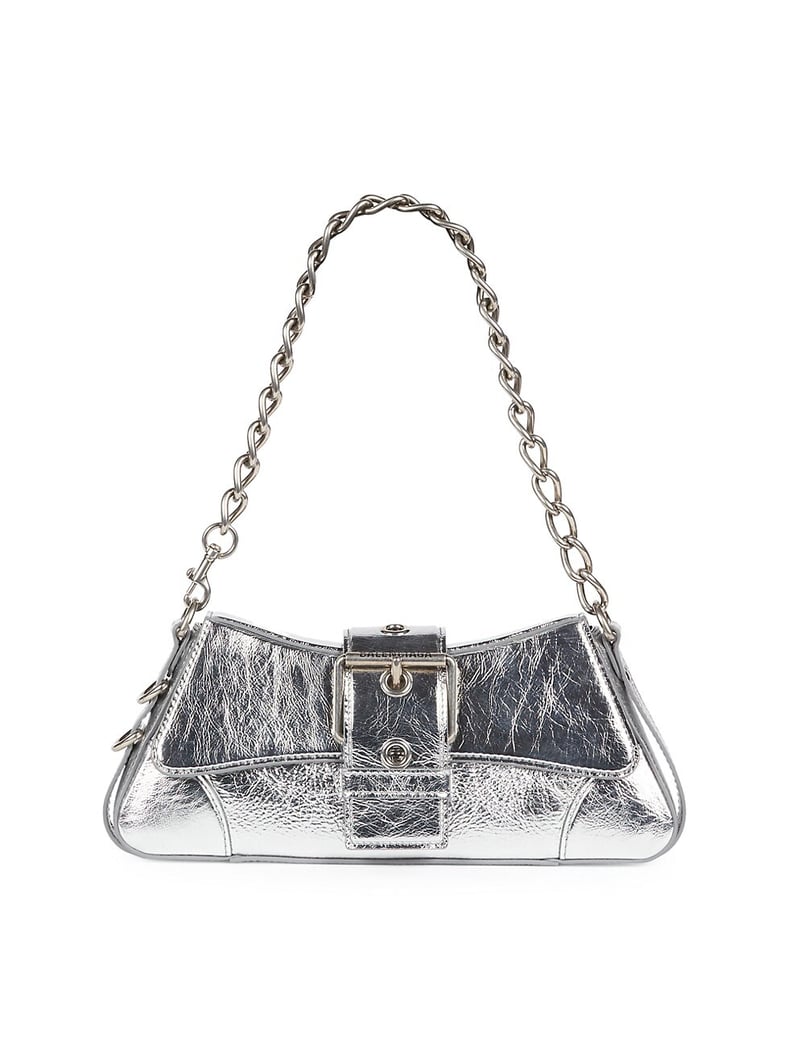 Balenciaga Lindsay Metallic Leather Shoulder Bag