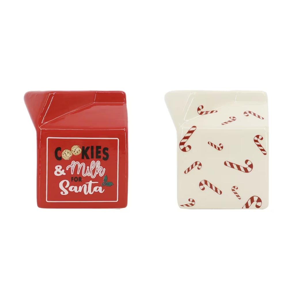 Michaels Christmas Decorations: Peppermint Lane Ceramic Milk Carton Container