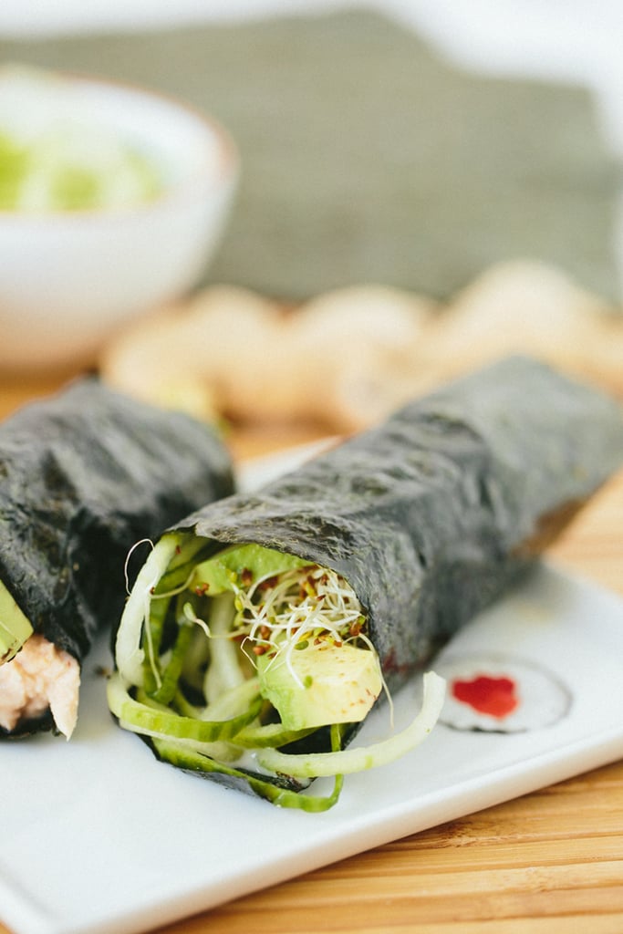 Cucumber-Avocado Tuna Hand Rolls