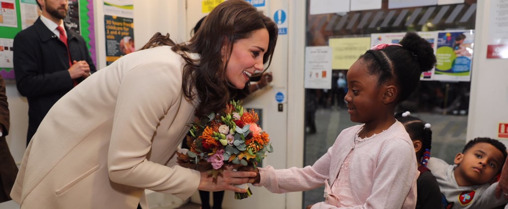 Kate Middleton Cleverly Conceals Her Growing Belly During a Day With Children