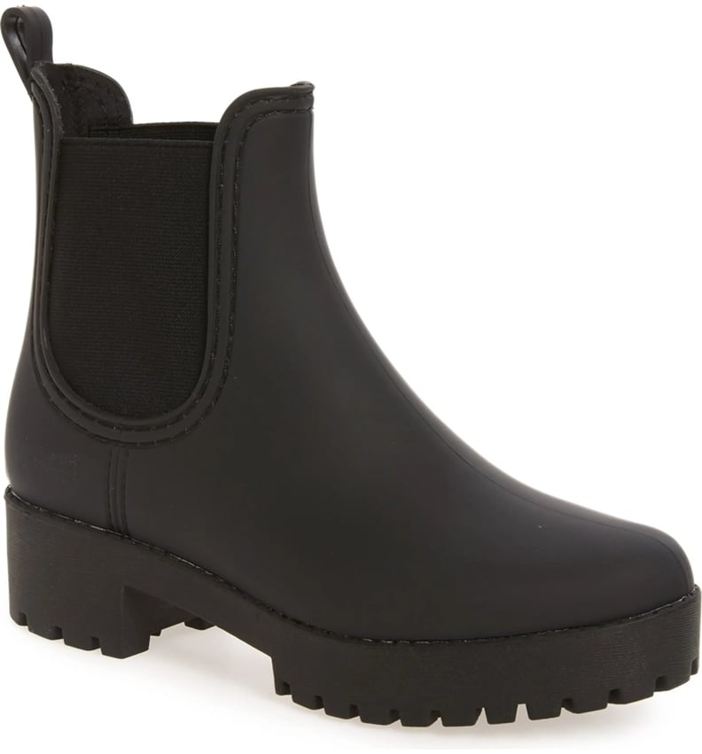 A Short Boot: Jeffrey Campbell Cloudy Waterproof Chelsea Rain Boot