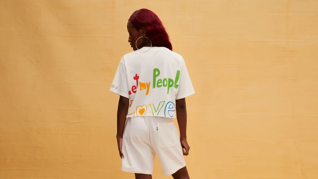 A Cropped T-Shirt: Levi's Pride Cropped T-shirt