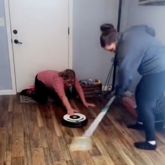 Women Spoof Olympic Curling With Roomba and Swiffer