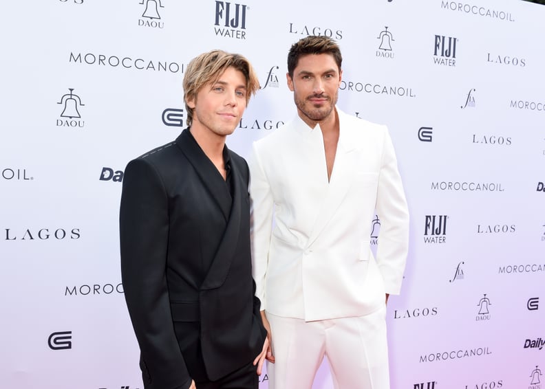 Lukas Gage and Chris Appleton at the Seventh Annual Fashion Los Angeles Awards held on April 23, 2023 in Beverly Hills, California. (Photo by Gilbert Flores/Variety via Getty Images)