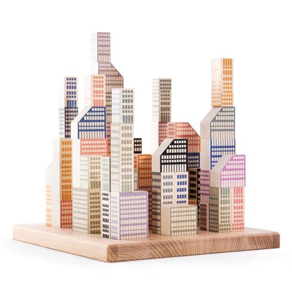 city skyscraper blocks