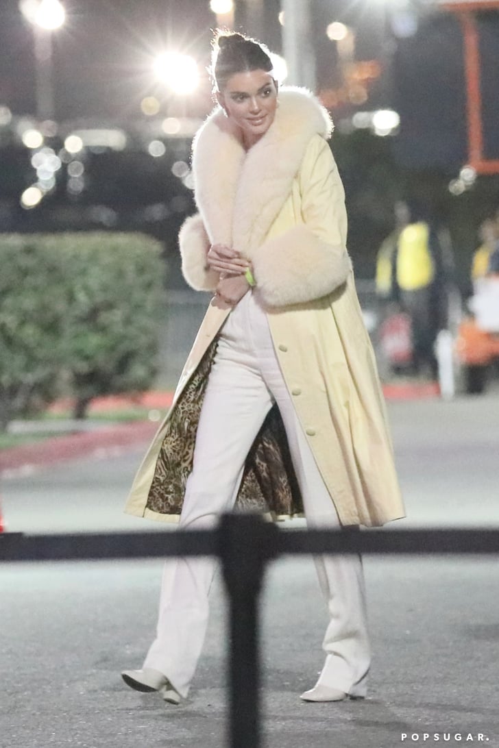 Kendall Jenner's Yellow Coat 2018