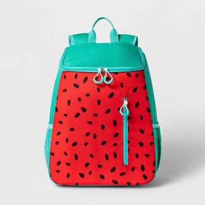 Sun Squad 14.4qt Backpack Cooler Watermelon