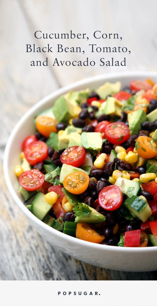 Cucumber, Black Bean, Corn, Tomato, and Avocado Salad | POPSUGAR Fitness