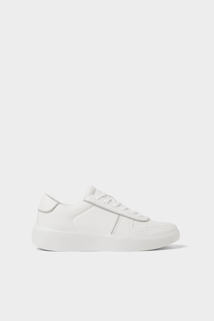 Zara White Retro Sneakers