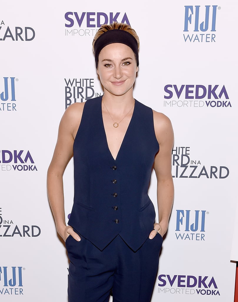 Shailene Woodley looked gorgeous at the NYC premiere of White Bird in a Blizzard on Wednesday.