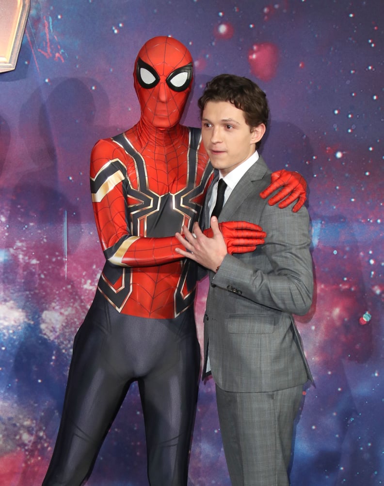 When he leaned in with a questionably crotched Spider-Man . . .