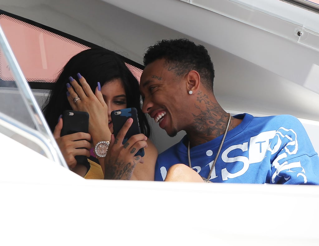 Kylie Jenner and Tyga Hold Hands in St. Barts | Pictures
