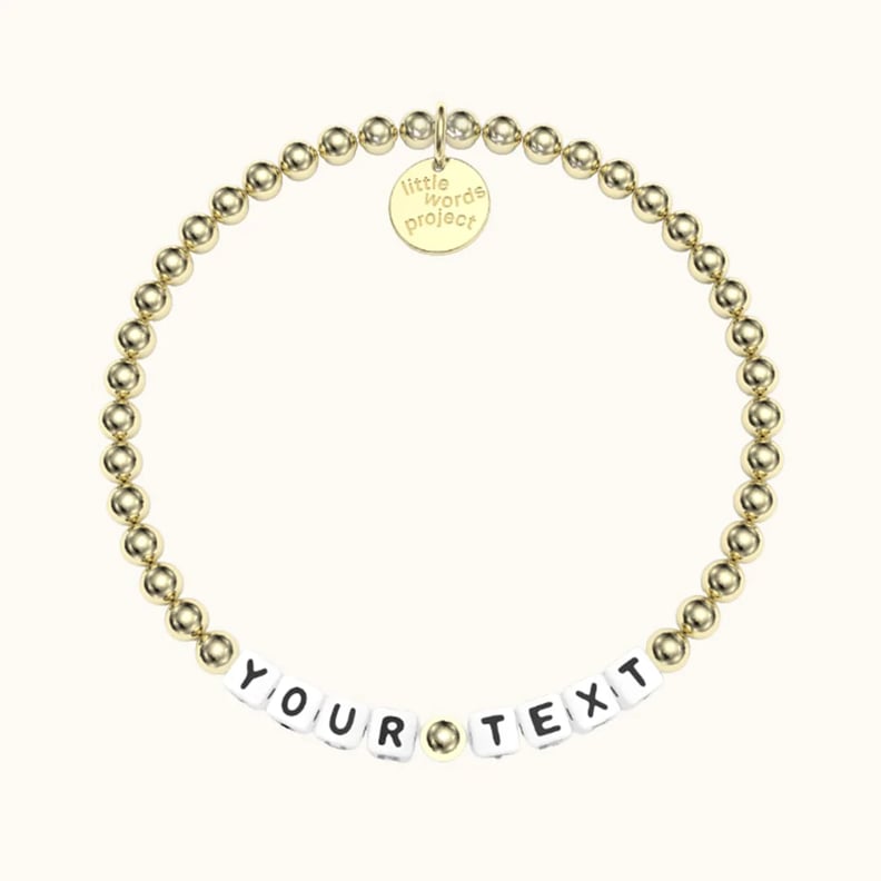 Little Words Project Custom Gold Plated Bracelet