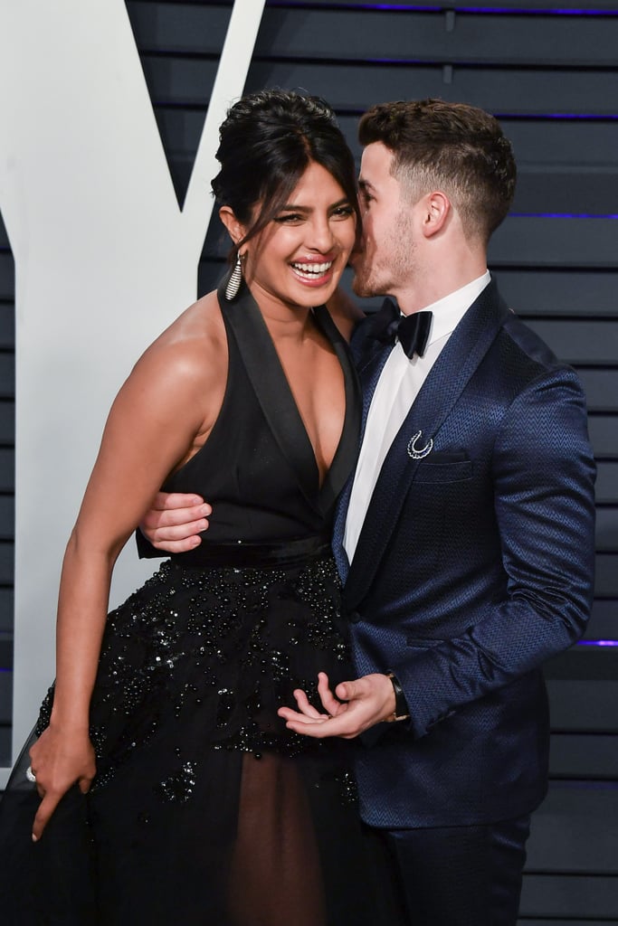 Nick Jonas Priyanka Chopra at Vanity Fair Oscars Party 2019