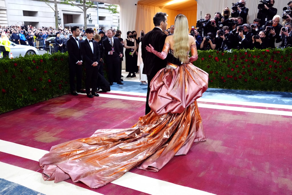 Blake Lively Wearing Atelier Versace at the Met Gala 2022