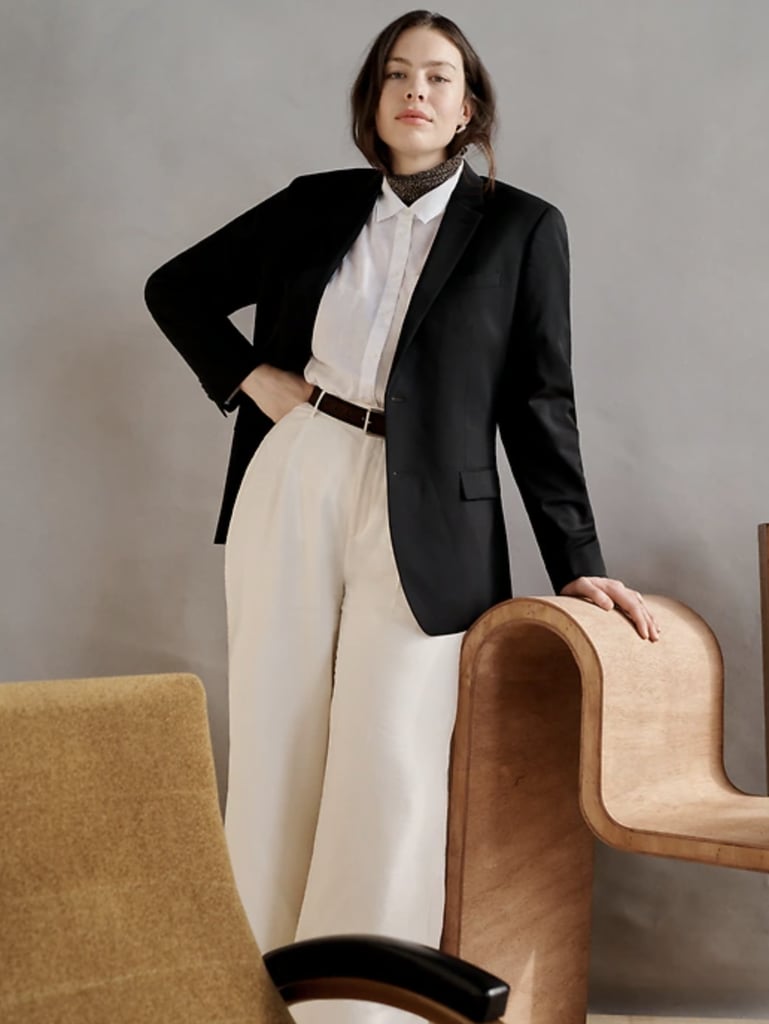 Banana Republic High-Rise Wide-Leg Lenzig Ecovero Pants