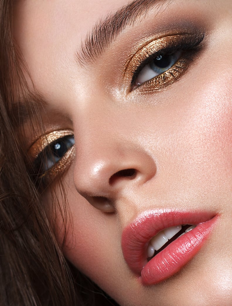 Watch This Girl Do A Full Face of Makeup Using Glitter - Glitter