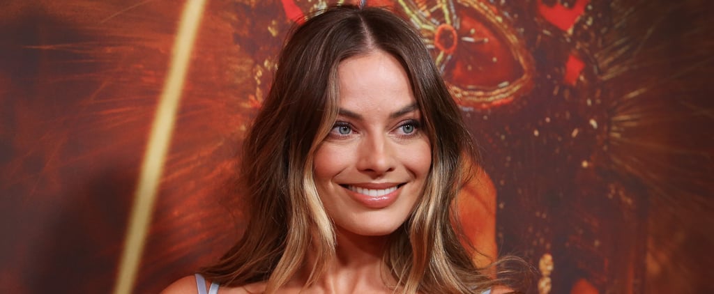 Margot Robbie Wears a Bold Leg Slit to the Babylon Premiere